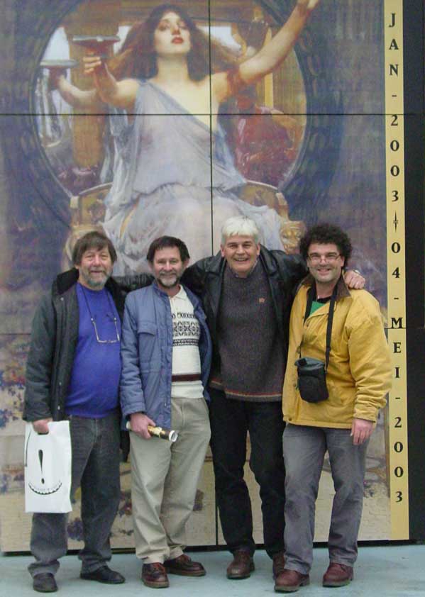 Mike, Gerhard, Peter en Joep