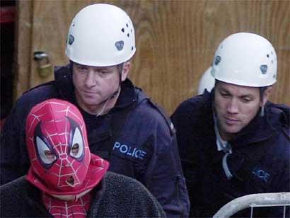 binnenstad londen plat door spiderman