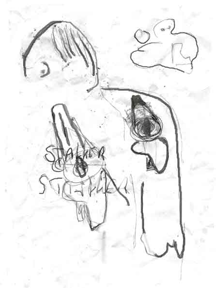 stalking; beeld: Joep Zander